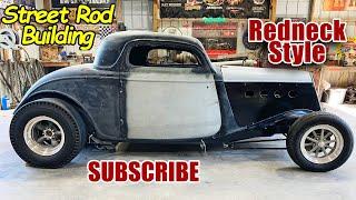 Slinging Fiberglass On The 34 Ford Coupe