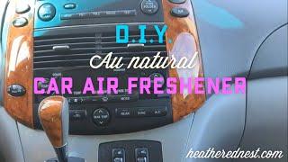 5 second, all natural DIY Car Air Freshener with a clothespin!