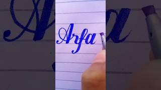 Calligraphy Teacher #shorts #shortvideo #calligraphymasters #handwriting #cursivewriting #art