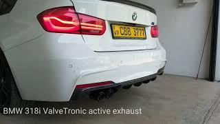 BMW 318I Valvetronic active exhaust