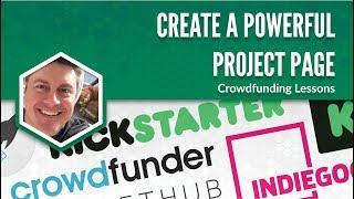 Crowdfunding: Create a Powerful Project Page