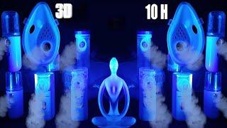 ASMR Aerosol 3D (Twelve Nebulizers) Amazing white noise for sleep 