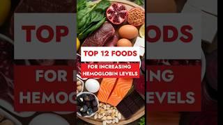 Top 12 foods for naturally increasing hemoglobin levels #ironrichfoods #anemia #hemoglobinfoods