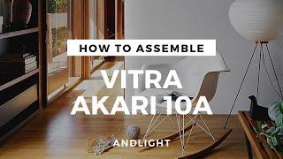 How to assemble the Vitra Akari 10A Floor Lamp