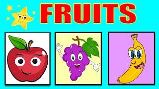 fruits Learning For Kindergarten | fruits Name | Kindergarten Learning Videos | Kids Edubox