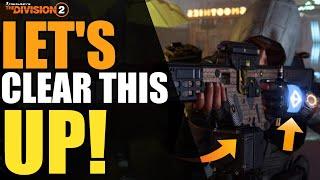 The Division 2  - Exotics & Misconceptions