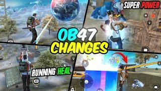 OB47 TOP 15 CHANGES | FREE FIRE NEW UPCOMING CHANGES | WINTERLAND UPDATES.