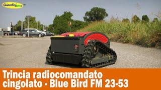 Trincia radiocomandato cingolato Blue Bird FM 23-53