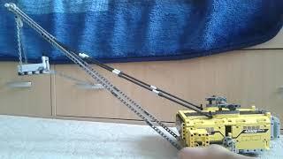 Шагающий экскаватор драглайн из лего/Lego walking dragline excavator