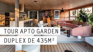 Apartamento garden duplex de 435m² com muito verde