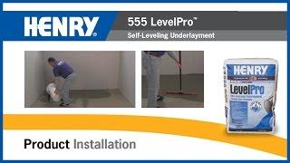 HENRY® 555 LevelPro™ Self-Leveling Underlayment