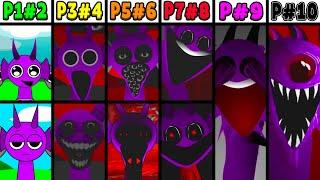 All Phases in Incredibox Sprunki: Phase 5 VS Phase 6 VS Phase 7 VS Phase 8 VS Phase 9 VS Phase 10