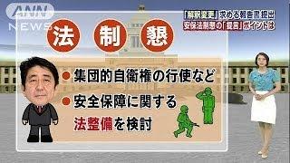 報告書提出　憲法9条　法制懇の"解釈"とは(14/05/15)