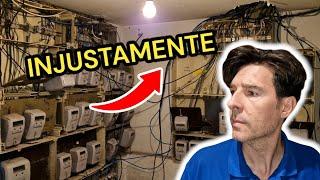 TÉCNICOS junto con la POLICÍA ARRANCAN los CABLES y se QUEDA sin LUZ 6 días