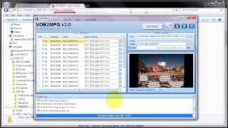 How to extract an MPEG2 file from a DVD using VOB2MPG v3