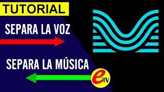  SEPARA LA VOZ DE LA PISTA MUSICAL CON MOISES AI INTELIGENCIA ARTIFICIAL GRATIS [TUTORIAL]