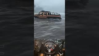 Hummer H2 6x6 Crossing The Big River #shorts