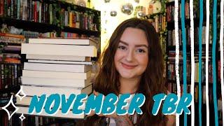 NOVEMBER TBR 2024 | new release thrillers, horror, fantasy & cozy reads!