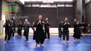 4 Drills that start each Ninjutsu session in AKBAN