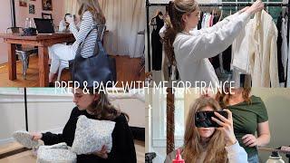 prep & pack with me for france | a few days in my life