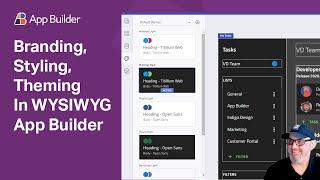 Brand, Style & Theme Angular & Blazor Apps with WYSIWYG App Builder