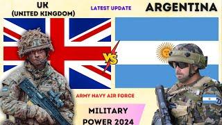 ARGENTINA Vs UNITED KINGDOM Military Power Comparison 2024 | UK vs ARGENTINA Military Power 2024