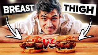 Chicken Sandwich Battle: BREAST vs THIGH