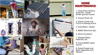 MAD HOME TIPS -  Basic Home Maintenance Tips
