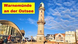 Warnemünde an der Ostsee in Mecklenburg-Vorpommern, Deutschland