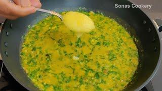 Easy Side Dish Recipe | How To Make Tasty Dal Palak Dhaba Style