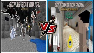 SCP Foundation (BendyTheDemon18) VS SCP: JS Edition v2 [Minecraft PE]