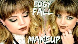 EDGY FALL MAKEUP // Emerald Makeup Tutorial  |  Faces by Cait B