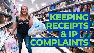 Amazon IP complaints and keeping your receipts for Retail Arbitrage