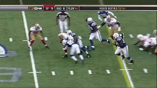 Frank Gore breaks multiple tackles on 75-Yard Touchdown Run (2009)