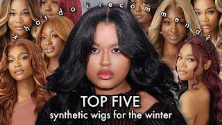 the BEST synthetic wigs for the WINTER ️ holiday hair you NEED!