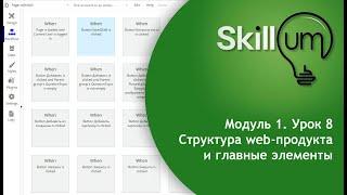 Основы Bubble.io. Модуль 1. Урок 8. Структура веб-продукта и главные элементы