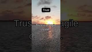 Trust is a fragile crystal... #shorts #psychologicalfacts #profound #facts