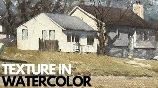 How to Create Texture in Watercolor - Matthew White