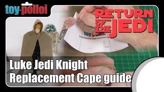 Vintage Luke Jedi Knight replacement cape guide - Kenner - Toy Polloi - Star Wars