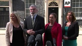 Sinn Fein leader Adams jokes at GB's plight