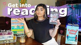 How I got into reading ​ | easy book recommendations, tips and getting back into it!