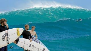 SURFING XXL SUNSET BEACH WITH JOHN JOHN FLORENCE