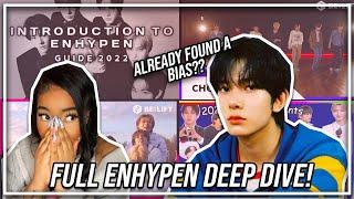 DISCOVERING ENHYPEN!! (GUIDE + BITE ME DANCE PRACTICE + BITE ME MV SKETCH + ENHYPEN FUNNY MOMENTS!)