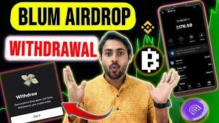 Blum Airdrop Withdrawal Update || Blum Mining Wallet Withdrawal || Blum Airdrop New Update | Listing