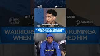 The Warriors Devalued Jonathan Kuminga When They Benched Him!!