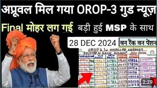 OROP-3 II PCDA ll OROP-3 table जारी X एंड Y ll OROP-3 टेबल PCDA इलाहाबाद के तरफ से जारी हुआ, DSC, TA