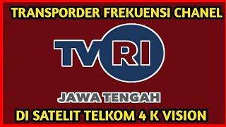 CARA MENAMBAH FREKUENSI CHANEL TVRI JATENG SATELIT TELKOM 4 2025