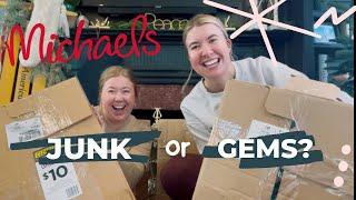 Junk or Gems? Unboxing $10 Michaels Clearance Box for Affordable Home Decor!