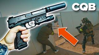 Pistol Only in a CQB survival game!