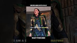 Attitude of Hulk#avengers #marvel #loki #npr955 #shorts
